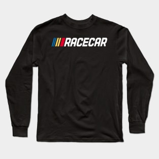 Racecar (White) Long Sleeve T-Shirt